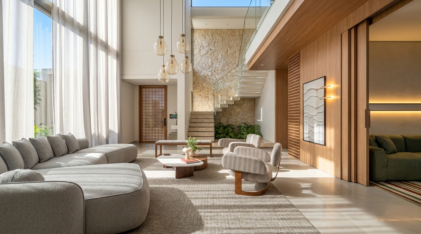 Casa Jatoba Living  — horta e área de serviço