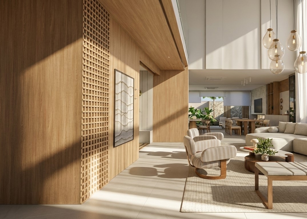 Casa Alpinia Living — horta e área de serviço