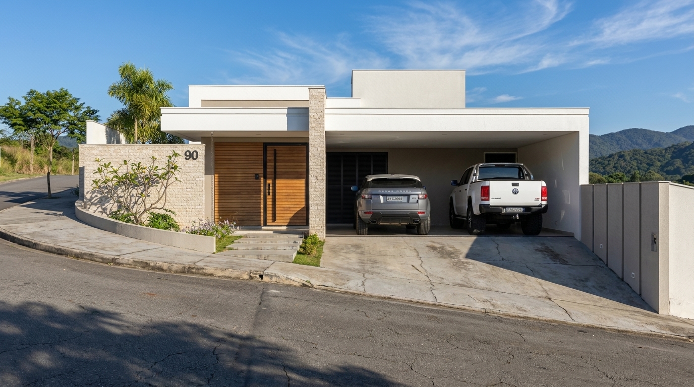 Casa Jatoba Living  — horta e área de serviço